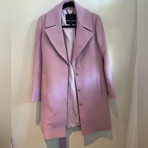 J. Crew lavender overcoat
